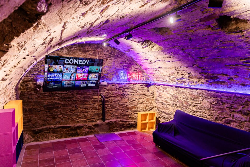 Zona de gaming de la resi